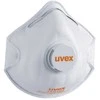 Respiratorius Uvex Silv-Air Classic 2210 FFP2, puodelio tipo su vožtuvu, baltas, 3 vnt mažmeninėje pakuotėje