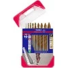 Grąžtas Tivoly Metalo grąžtų rinkinys 1-10mm, "Smart Point" pakopinis antgalis, Ti2CN FUSIO, 10vnt