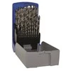 Grąžtas Tivoly Metalo grąžtų rinkinys HSS Ø1-13 mm, 118° "Split point", 25vnt./kpl.