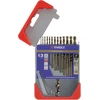 Grąžtas Tivoly Metalo grąžtų rinkinys HSS-Co pilnai šlifuoti Clipster PRO 13vnt Ø1.5-6.5mm 5% kobalto