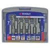 Grąžtas Tivoly Metalo grąžtų rinkinys 3-10mm, 7vnt, HSS, 1/4" kotelis, "Half-box"