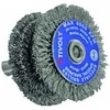 Tivoly Stepped circular brush for drill, Ø60mm, crimped wire 0.35mm, round shank