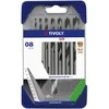 Grąžtas Tivoly Medžio grąžtų rinkinys (minkštai medienai ir kietmedžiui) Clipster PRO 8vnt Ø2-10mm
