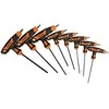 TORX raktų rinkinys su T formos rankena T9-T40, 8 vnt Truper®