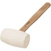 Guminis plaktukas su medine rankena. Galva 230g, 44mm smogiamoji plokštuma Truper®
