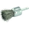 Tivoly Vielinis šepetys drėlei, Ø24mm, banguota viela INOX, 0.3mm, kotelis 1/4 HEX