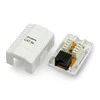 LANBERG OU5-0001-W UTP Data Box 1 prievado RJ45 neekranuotas kat. 5E