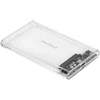 2.5 colio SATA USB C 3.1 Rebel disko korpusas skaidrus