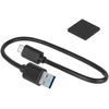 2.5 colio SATA USB C 3.1 Rebel disko korpusas skaidrus