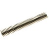 Oem 2.54 mm kampinė kaiščio juostelė - 40 kaiščių - 10 vnt, - Auksinis segtukas elektroninėms sistemoms