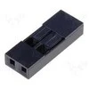 Oem 2.54 mm kištukas - 2 kontaktai - 10 vnt - dangtelis - elektroninėms sistemoms