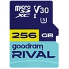256 GB V30 UHS-III Goodram Rival Micro SD atminties kortelė su adapteriu
