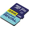 256 GB V30 UHS-III Goodram Rival Micro SD atminties kortelė su adapteriu