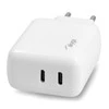 Maitinimo šaltinis 2x USB C - 5V-12V/1.67A-3A - Akyga AK-CH-19
