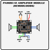 Oem 2x15W PAM8610 audio stiprintuvas