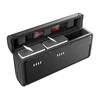 3 lizdų kišeninio įkroviklio dėžutė Telesin + 2 baterijos, skirtos GoPro Hero 9 / Hero 10 / Hero 11 (GP-PT-G01)