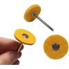 Oem 320# nailono pluošto poliravimo diskas - žalias - 3 mm abrazyvinė galvutė