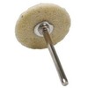 Oem 320# nailono pluošto poliravimo diskas - žalias - 3 mm abrazyvinė galvutė