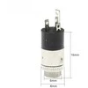 Oem 3.5 mm ausinių lizdas, prisukamas, sidabrinis PJ-392