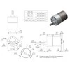 37Dx54L variklis su 70:1 pavara 24V 140RPM, Pololu 4684
