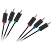 3RCA-3RCA Komponentinis kabelis 1.8 m Cabletech standartas