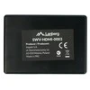 LANBERG switch video 3-port HDMI juodas + micro USB prievadas