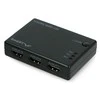 LANBERG switch video 3-port HDMI juodas + micro USB prievadas