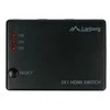 LANBERG switch video 3-port HDMI juodas + micro USB prievadas