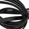 5 mm kabelio pynė - poliesterio pynė / pynė - juoda - 1 MB
