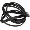 5 mm kabelio pynė - poliesterio pynė / pynė - juoda - 1 MB