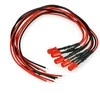 Oem 5mm 12V LED su rezistoriumi ir laidu - raudona