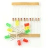 Oem 5mm LED rinkinys 10 vnt su rezistoriais