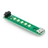 5x LED juostelė USB 5V su maitinimo jungikliu - Kitronik 35150