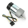 6.3: 1 pavaros variklis 37Dx65L 24 V 1600RPM + CPR 64 enkoderis - Pololu 4698