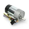 6.3: 1 pavaros variklis 37Dx65L 24 V 1600RPM + CPR 64 enkoderis - Pololu 4698