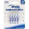 AAA (LR03) šarminė Zn-MnO2 baterija - 1.5V/1300mAh - Akyga AKY1971 - lizdinė plokštelė - 4 vnt.
