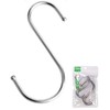 Oem S tipo kabliukas - 65mm - Juoda - Metalinė kabykla -