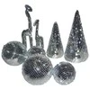 Oem Sidabrinė stiklo mozaika - ritinys 100x4cm 1mm - 3D lipnus mozaikos lipdukas