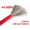 Oem Alavuotas varinis silikoninis kabelis 14AWG – 400 laidų – 2.0 mm2 – raudonas – lankstus