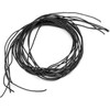 Oem Alavuota varinė silikoninė viela 26AWG - 28 gyslos - 0.14 mm2 - juoda - lanksti