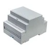Oem ABS plastiko modulinė dėžutė DIN bėgeliui D4MG (71x90.2x57.5)mm