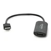 Adapteris HDMI kištukas ir Displayport lizdas microUSB maitinimo blokas 4K 60Hz Delock 24cm