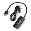 Adapteris HDMI kištukas ir Displayport lizdas microUSB maitinimo blokas 4K 60Hz Delock 24cm