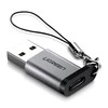 Adapteris USB A kištukas į USB-C kištukas UGREEN 3.0 (pilkas)