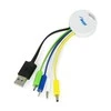 Adapterių raktų pakabukas USB 5in1 Akyga AK-AD-51
