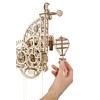 Aero Clock - sieninis laikrodis su švytuokle - mechaninis modelis surinkimui - fanera - 320 elementų - Ugearsmodels 70154