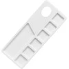 Akrilinių dažų paletė 9x22cm plastikinis stačiakampis padėklas