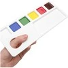 Akrilinių dažų paletė 9x22cm plastikinis stačiakampis padėklas