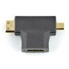 Akyga Adapteris HDMI - MiniHDMI - MicroHDMI