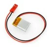 Akyga Li-Pol akumuliatorius 70mAh 1S 3.7V - JST-BEC jungtis + lizdas - 20x15x4mm